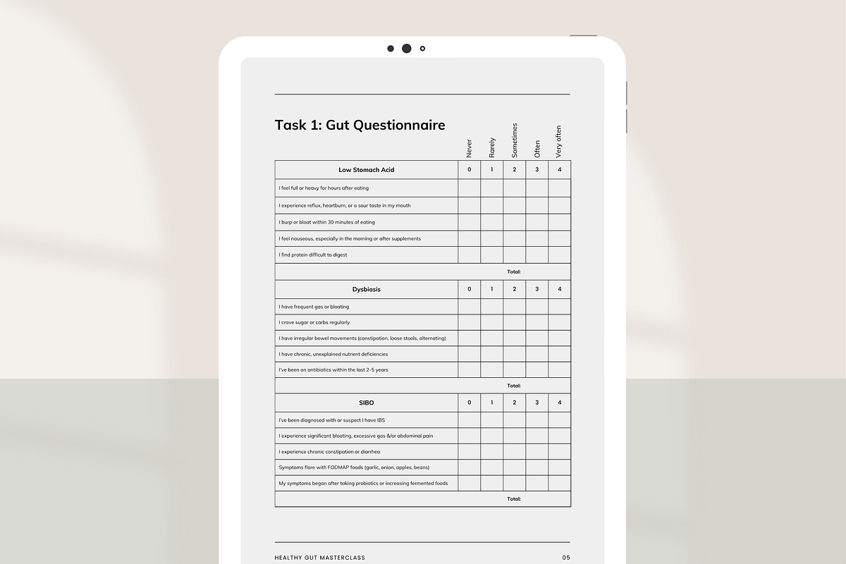 Gut Workshop Done-For-You Canva, a Presentation Template by Naturopath Hub (Photo 9 of 9)