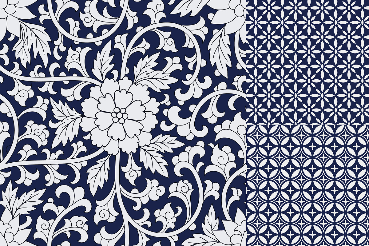 Chinese set 1, a Pattern Graphic by Purple Platypus (Photo 3 of 4)