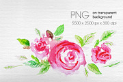 Set of watercolor flowers, a Decorative Illustration by ARSCOR (Thumbnail 2 of 11)