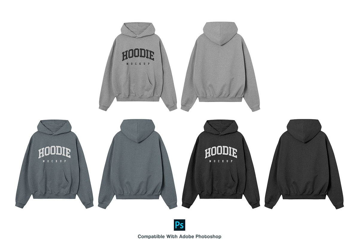Realistic Regular Hoodie Mockup, a Hoody Mockup by Irhasalfahad (Photo 6 of 6)