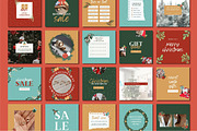 Christmas Instagram Template Bundle, a Social Media Template by Templatez.Co (Thumbnail 2 of 6)