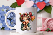 Whimsical Old Lady Birthday Clipart, an Illustration by Craft Nest (Thumbnail 7 of 12)