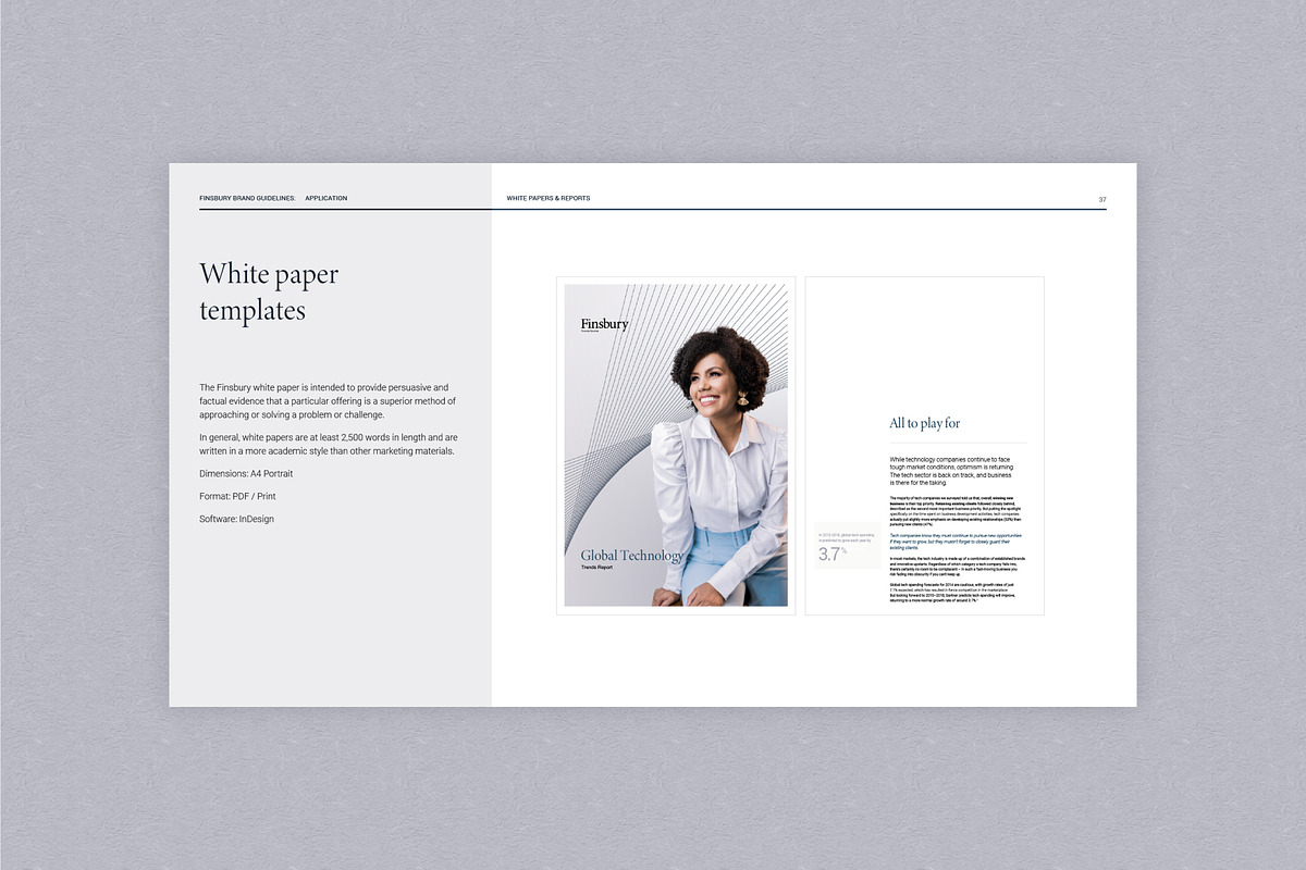Finsbury Style Guide Template, a Presentation Template by Luxia (Photo 4 of 9)
