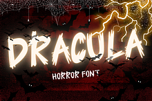 Dracula is a cool Halloween font
