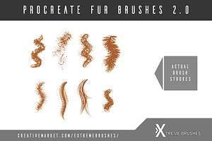 Procreate Fur Brushes 2.0