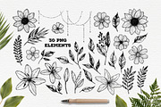 Black flowers. Part II, a Decorative Illustration by Kate Macate (Thumbnail 2 of 4)