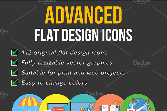 112 Advanced Flat Design Concepts