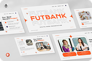 Futbank - Digital Banking Powerpoint, a Presentation Template by SquidPixey (Thumbnail 1 of 6)