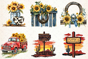 Western Boho Wedding Clipart, an Illustration by Libby Wishes (Thumbnail 3 of 8)