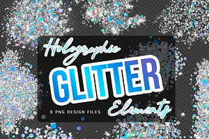 Holographic Glitter clusters