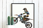 Motorcycle Biker Photo Collage, a Templates & Theme by AIW SOLUTIONS (Thumbnail 1 of 3)