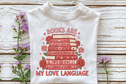 Books Are My Love Language Valentine, an Illustration by CraftArtStudio (Thumbnail 3 of 4)