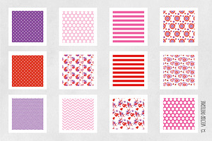 VALENTINE BEES Pattern Collection