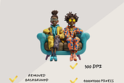 BEST FRIENDS CLIPART PACK, a Person Illustration by Daring Digies (Thumbnail 6 of 7)