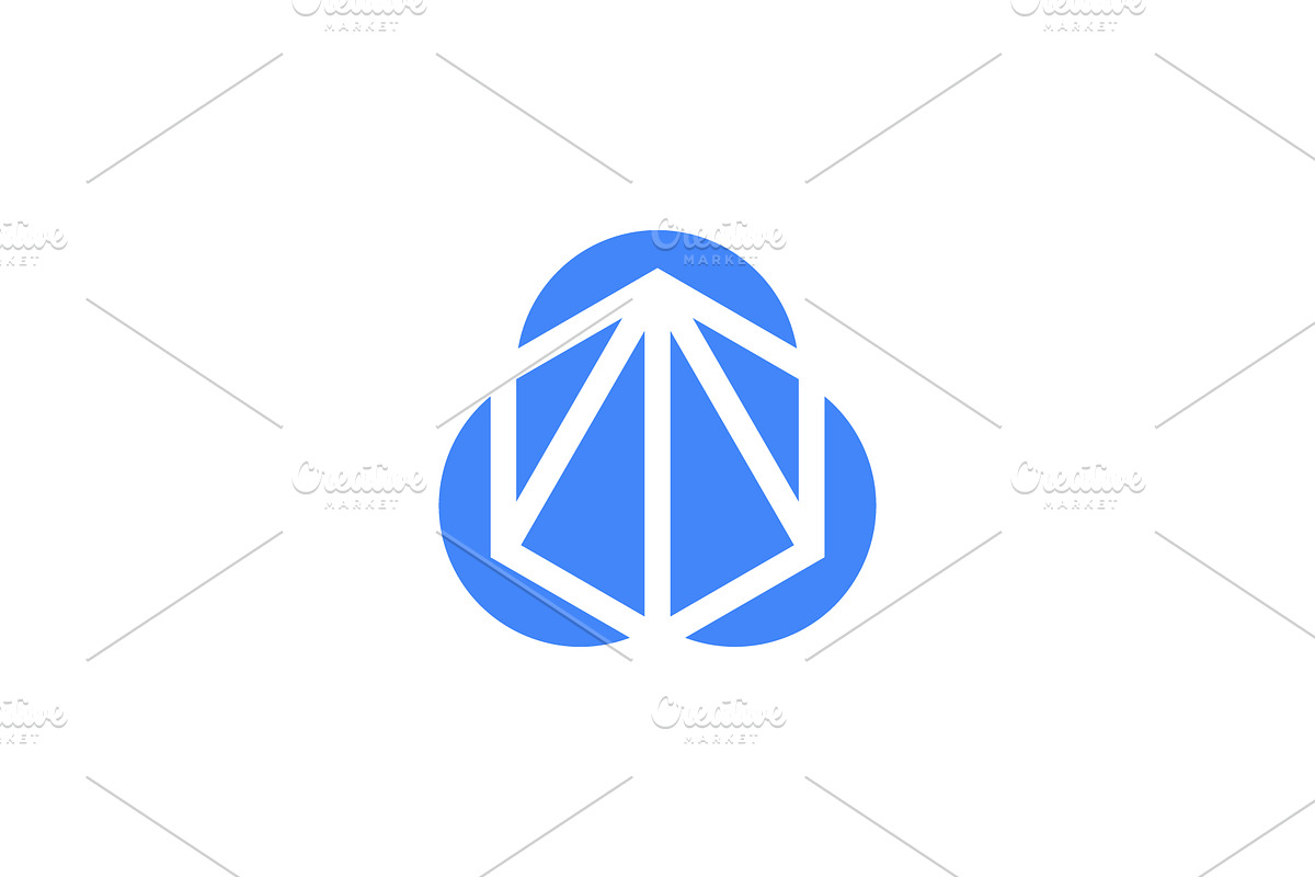 modern top arrow recycle logo, a Branding & Logo Template by Rasagama Studio
