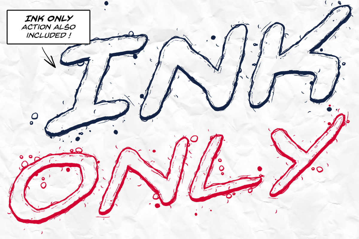 Comic Book Ink Actions - 300 DPI, an Action Add-On by survivor (Photo 4 of 6)