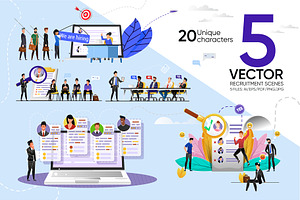 Recruitment Scenes Web Templates