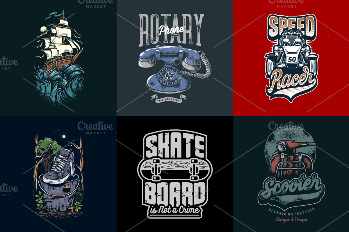Illustrations Vector Bundle, an Illustration by Doniel Worx (Photo 5 of 6)
