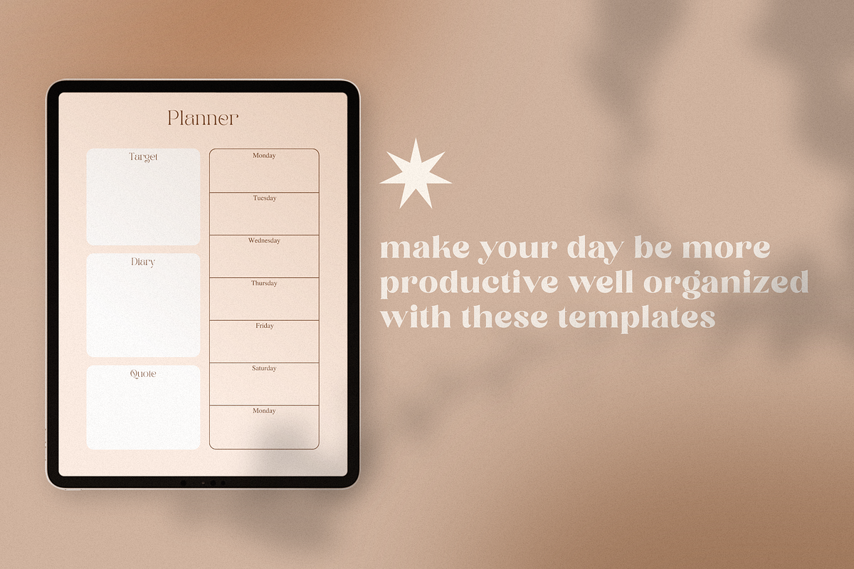 Resolution Planner Canva Templates