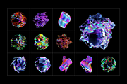50 Holographic 3D Abstract Shapes, an Object Graphic by assetpro.design (Thumbnail 5 of 12)
