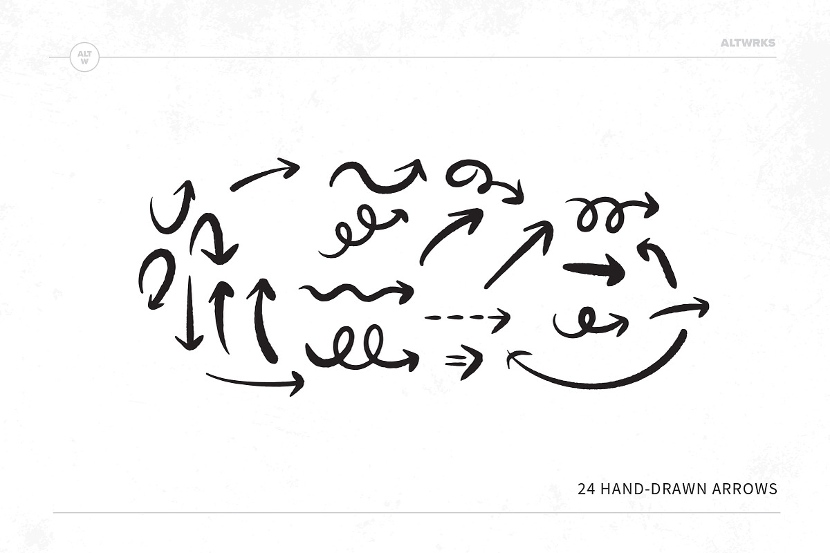 Drawn - 86 Hand-Drawn Elements, an Object Graphic by AltWrks (Photo 4 of 7)