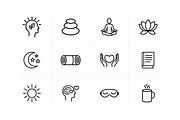 Mental Health and Spa Wellness Icon, an Icon by VectStock (Thumbnail 1 of 2)