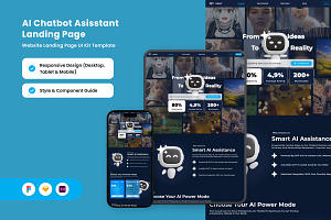 Orbit - AI Chatbot Assistant Landing, a Landing Page Template by twinstd