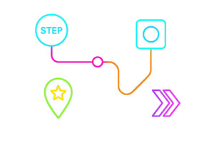 Visual representation of a step-by, an Illustration by ZinetroN