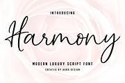 Harmony, a Handwritten Font by Aura Typeface (Thumbnail 1 of 9)