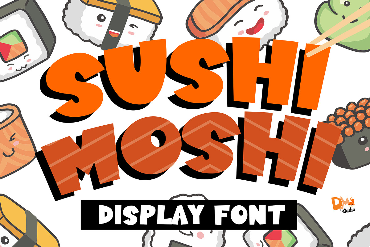 Sushi Moshi - Delicious Display Font