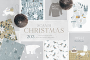 Scandi Christmas maps, cards creator, an Animal Illustration by Tabita's shop (Thumbnail 1 of 17)