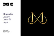 Minimalist Luxury Letter M Logo, a Branding & Logo Template by Luxury Logos (Thumbnail 1 of 4)
