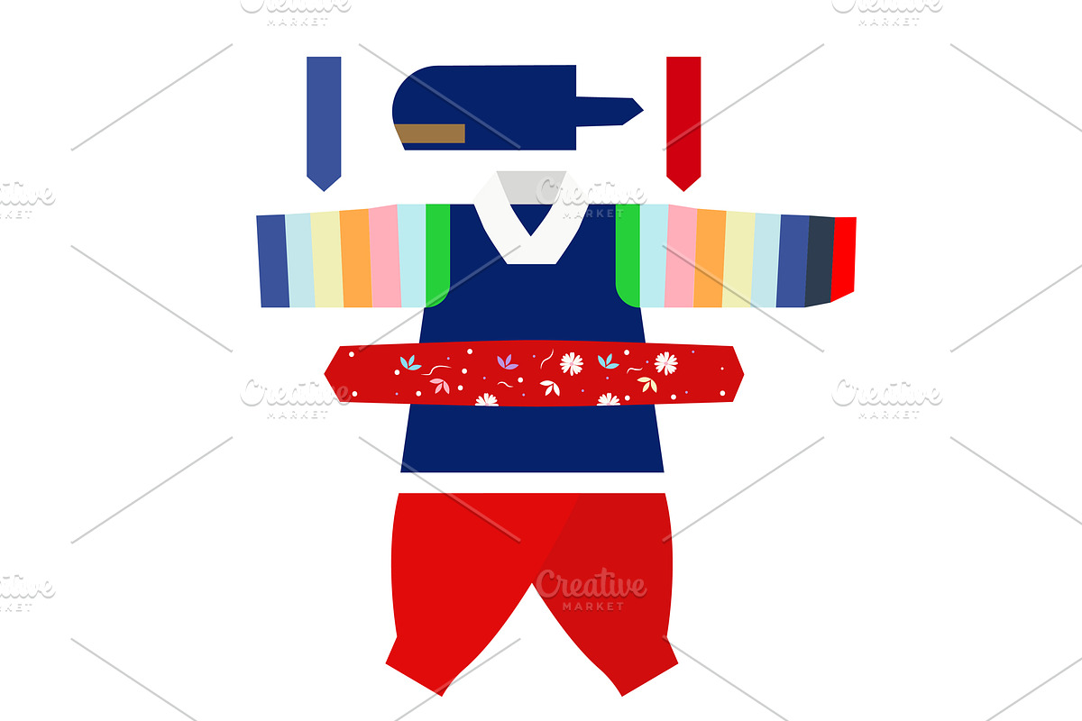 Hanbok Korea Bundle, an Illustration by bungamustia (Photo 4 of 4)