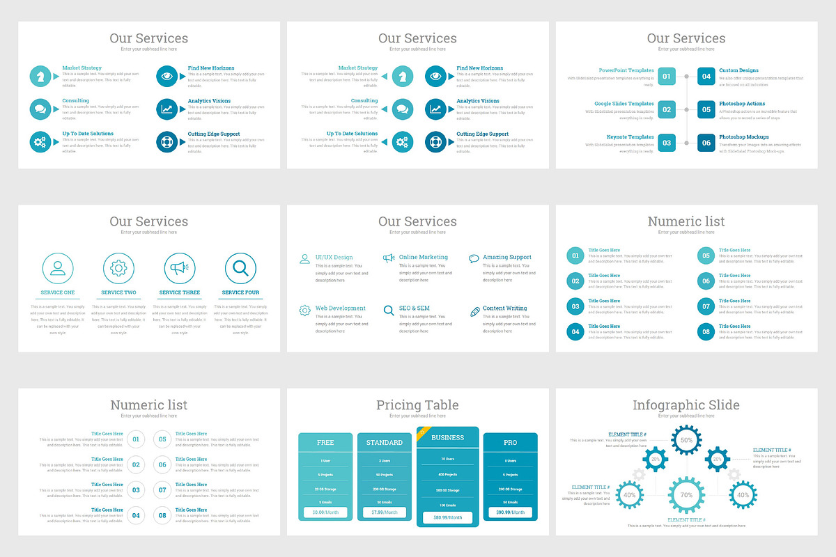 Top Creative Keynote Template, a Presentation Template by SlideSalad (Photo 10 of 21)