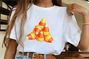 Halloween Candy Corn Clipart, an Illustration by CrexoraLab (Thumbnail 3 of 5)
