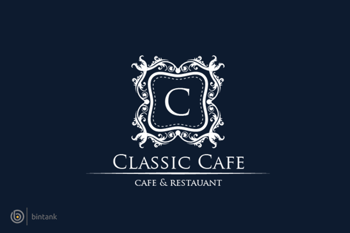 Vintage Logo - Classic Cafe, a Branding & Logo Template by Bintank Studio