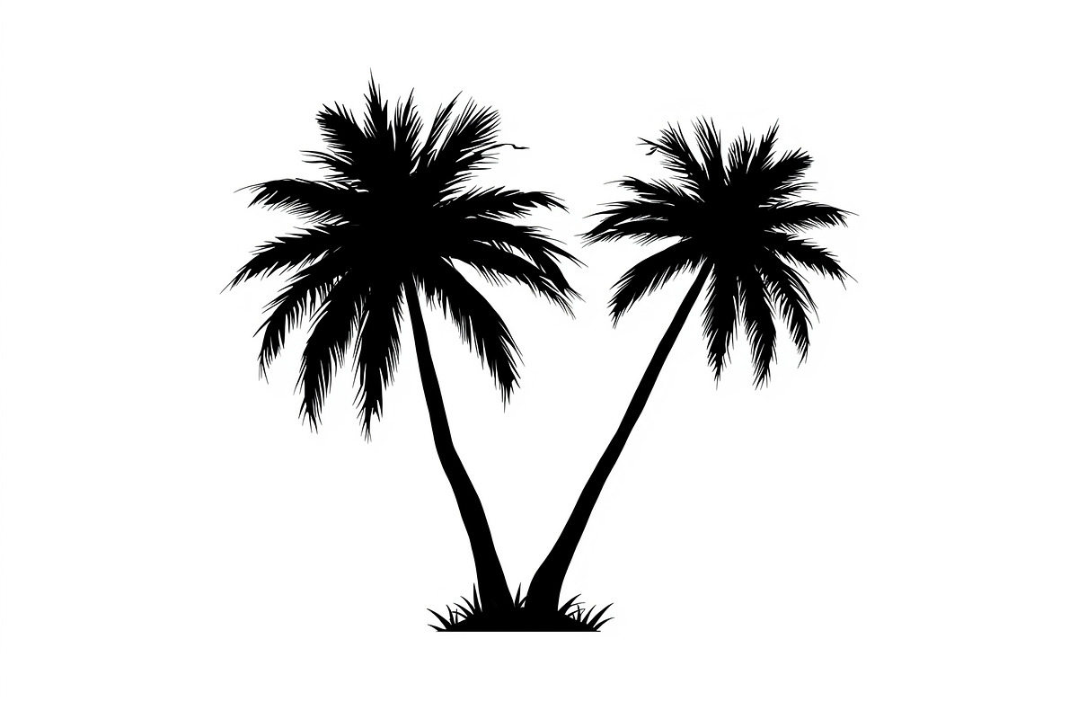 Palm Silhouette Clipart Set, an Illustration by hafijul (Photo 15 of 21)