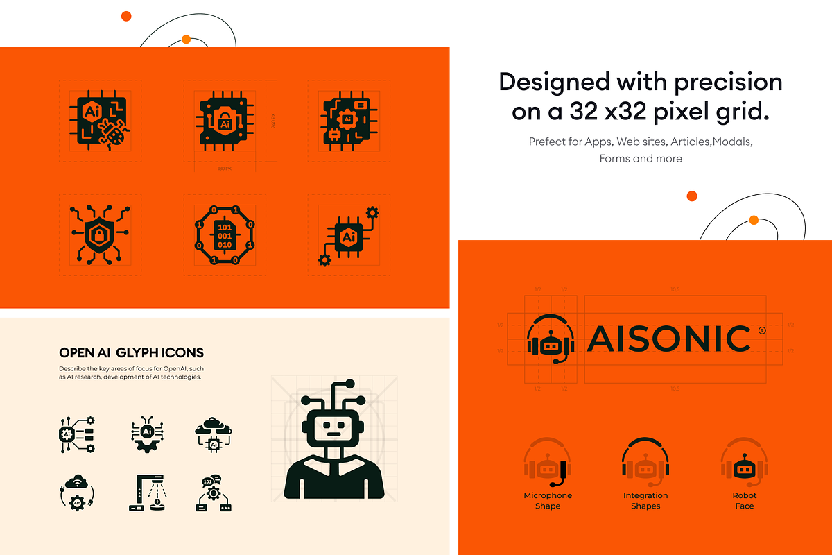 Artificial Intelligence Icons, a Solid Icon by Prosymbols (Photo 3 of 6)
