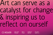 CS Holver – Contemporary Font, a Sans Serif Font by Craft Supply Co. (Thumbnail 2 of 8)