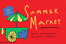 Summer Market Simple Handwriting
