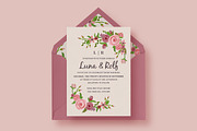 Floral Wedding Invitation Suite, an Invitation Template by Knotted Design (Thumbnail 2 of 4)