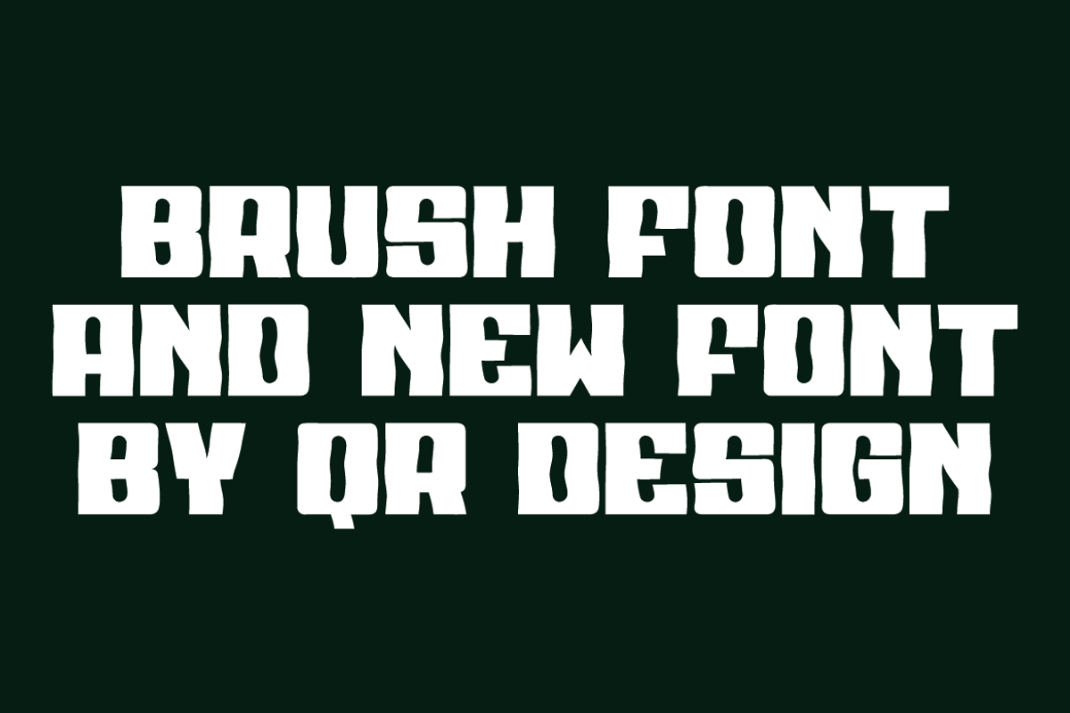 Golder Crazeng Brush, a Handwritten Font by QR Design Studio (Photo 3 of 7)