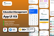 Pakkho E-learning Mobile App UI Kit, an UI Kit Template by piyush608 (Thumbnail 1 of 7)