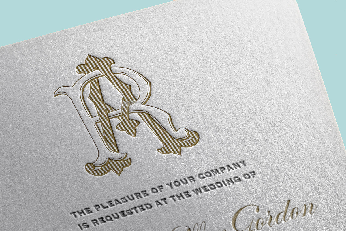 AR Monogram RA Monogram, an Illustration by Shuler Studio