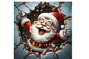 Funny 3D Christmas Background, a Background Graphic by Agnesagraphic (ID 95) (Thumbnail 4 of 8)