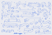 Ribbon Illustrations PNG EPS SVG, a Decorative Illustration by Cuppakeri (Thumbnail 3 of 4)
