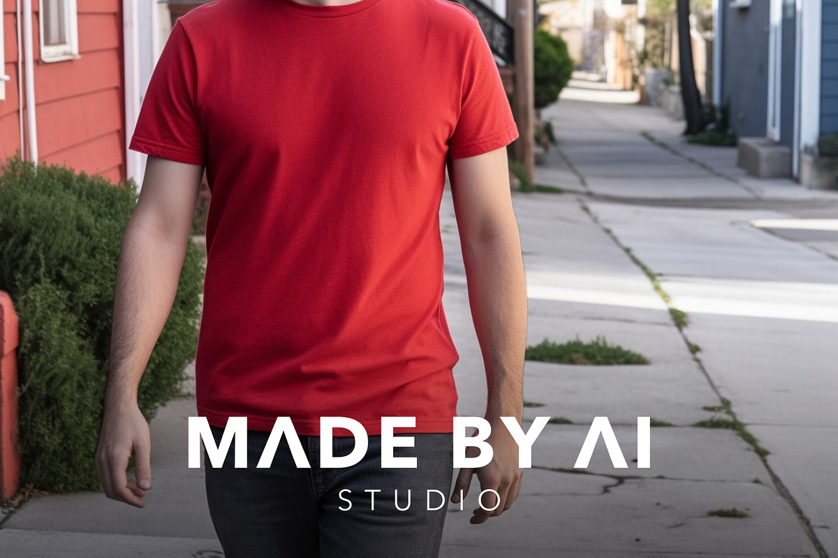 Faceless T-Shirt Mockup Prompt, an Object Graphic by MadeByAI Studio (Photo 3 of 5)