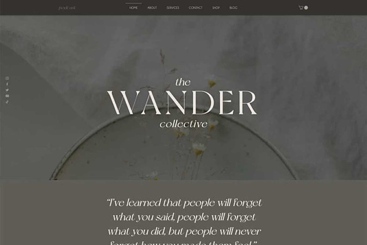 Wix Website Template - Wander Coach, a Wix Template by pinesandpearls (Photo 7 of 9)