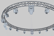 Circle Square Truss 700cm-StageLight, a Templates & Theme by akerStudio (Thumbnail 2 of 21)