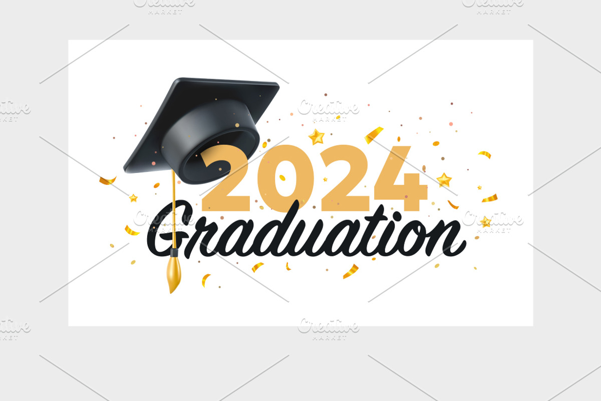 Graduation Hat | 3D Style, a Background Graphic by wowomnom (Photo 2 of 3)
